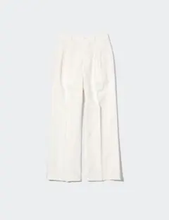 リネンブレンドタックワイドパンツ　Sのサムネイル