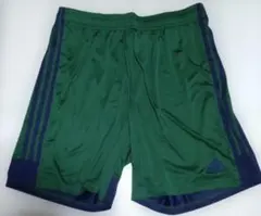 ✨adidas 緑 ネイビー ハーフパンツ 2XO