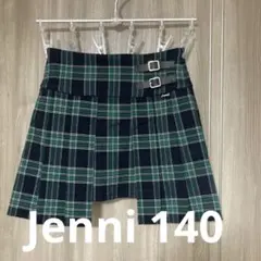 JENNI チェック柄プリーツスカート