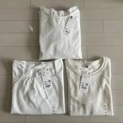 【新品】UNIQLO GU トップス 3枚セット　サイズ160