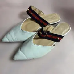 JINYILAI スタッズ付き サンダル ホワイトのサムネイル