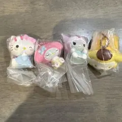 GRWMサンリオマスコットチャーム　キティー　マイメロ　クロミ　ポムポムプリン