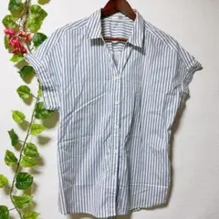 ハニーズ グラシア ブラウス スキッパーシャツ ストライプ カジュアル 爽やか