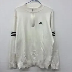 adidas golf ジップアップニット　M ◇32
