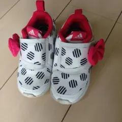 adidas ドット柄 スリッポン Disney 16センチ