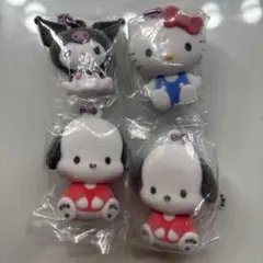 サンリオキャラクターズ ふわわフロッキーマスコット ポチャッコ キティ クロミ