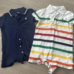 ラルフローレン ベビー 75cm 9M 2点セット ロンパース 匿名配送のサムネイル