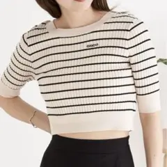 chico　グログランリボンニット