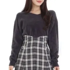 MERCURYDUO ミニシャギーニット