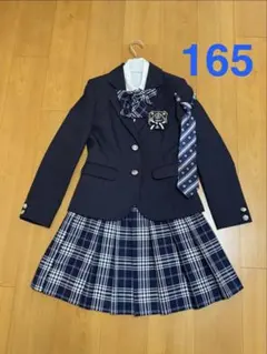 卒業式　卒服165cm　濃紺ネイビー