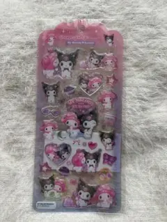 ◯ドロップジュエリーシール　マイメロディ&クロミ◯