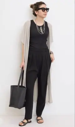 新品L'Appartement MINITZ ミニッツ カーディガン ベージュのサムネイル