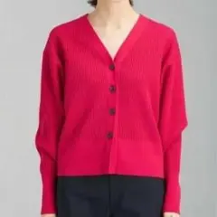 ユナイテッドアローズ グリーンレーベルリラクシング × 長め裾リブカーディガン