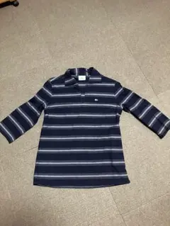 LACOSTE ネイビー ストライプ シャツ 38