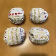 ハンドメイド 布製 お手玉 4個セットのサムネイル