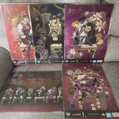 ジョジョの奇妙な冒険 一番くじ I賞 クリアポスター 集合 空条承太郎 ジョルノ
