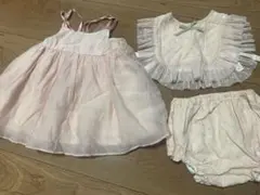 Coto cotte ベビー服ワンピース　ショーツ&スタイ付きのサムネイル