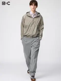 新品未使用UNIQLO ユニクロ タックワイドテーパードパンツ 2本セット