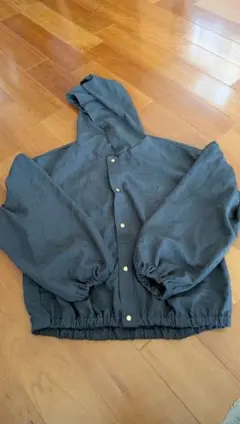 フード付きダークグレージャケット 150cm