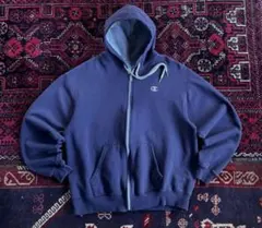 champion ヘビーウェイト フルジップ パーカー ネイビー L