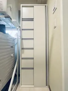 全国配送☆送料込】 ニトリ シューズボックス リアル姿見 50 WH 美品