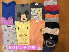 男の子Tシャツ 100センチまとめ売り（ピカチュウ・ミッキー含）