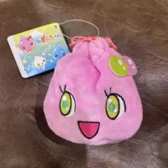 【新品タグ付き】しずくちゃん　巾着ポーチ ロゼちゃん①