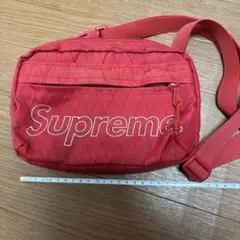 極美品 Supreme ショルダーバッグ レッド コーデュラ - メルカリ