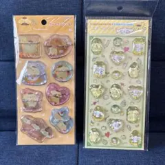 正規品　ポムポムプリン シール2枚セット ウォーターシール ストーンシール