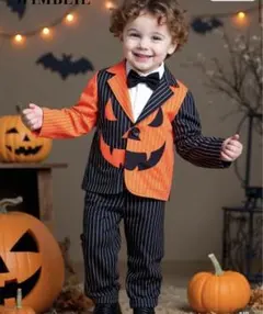即日発送ハロウィン男の子2〜3歳　1度短時間使用のみ　豪華2点セット