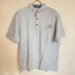 Crocodile グレー ポロシャツ【 L】サイズ
