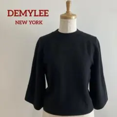 DEMYLEE NEW YORK ニット ブラック ワイドスリーブ ショート丈