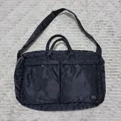 PORTER / TANKER 2WAY DUFFLE BAG(L) 特大　黒色
