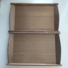 【北海道土産店】木製お盆　トレー　クラフト　2枚セット