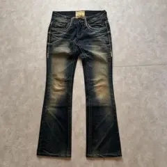 grunge edwin fade damage denim pants y2k - メルカリ