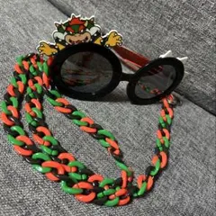 USJ クッパ　サングラス カラフル チェーン付き　マリオ