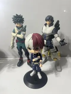 僕のヒーローアカデミアフィギュア 飯田天哉 緑谷出久 轟焦凍 3体まとめ売り