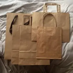クラフト紙 紙袋 5枚セット