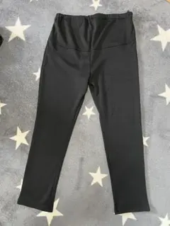 マタニティ ブラックパンツ 裏起毛