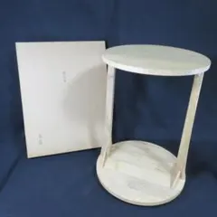 未使用 茶道具 利休好写し 桐 丸卓 組み立式 元箱 - メルカリ