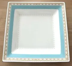 Noritake ノリタケ　HUMMING BLUE スクエアプレート 23cm