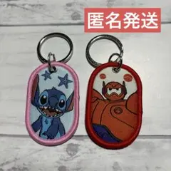 ディズニー　タグキーホルダー　スティッチ　ベイマックス2.0 2種セット