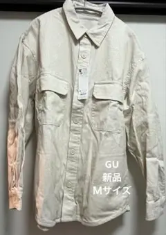 新品　GUコーデュロイCPOシャツ Ｍサイズ