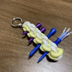 ゴルフ用 ティーホルダー パラコード キーホルダーのサムネイル