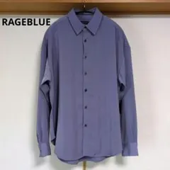 RAGEBLUE 長袖シャツ ブルーグレー