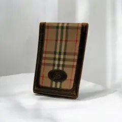 BURBERRY バーバリー ノバチェック パスケース カードケースヴィンテージ