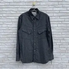 イカイ　シャツ　S　ウエスタン　ブラック