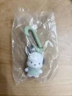 【値下げ】ふわふわフロッキーマスコット サンリオ ポチャッコ カラビナ ガチャ
