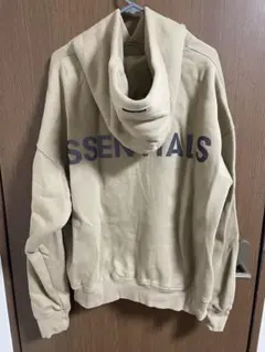 ESSENTIALS フード付きパーカー ベージュ