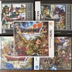 未開封バーバラカード付DQドラクエ DS ソフト 4 5 6 9 +3DS版7